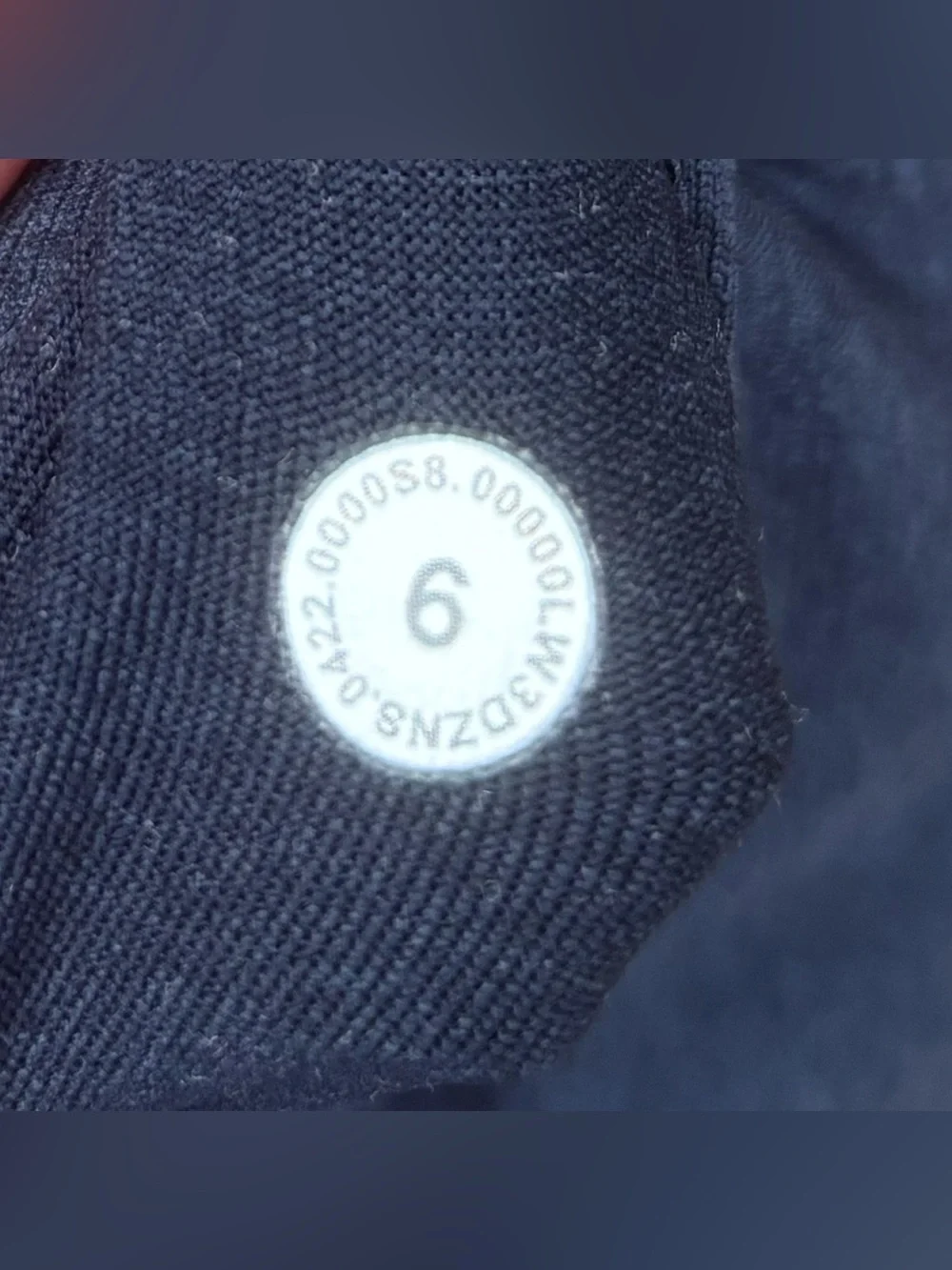 Lululemon Ebb To Street Cropped Long Sleeve Shirt In True Navy Size 6
